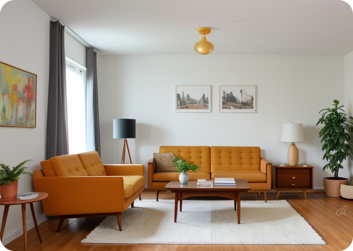 Zeitlos und elegant: Mid Century Modern in Ihrem Wohnzimmer