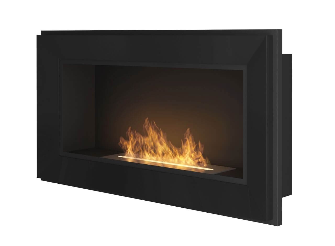 InFire Frame 900 Ethanolkamin AMA D Schwarz ohne Standard Schutzglas