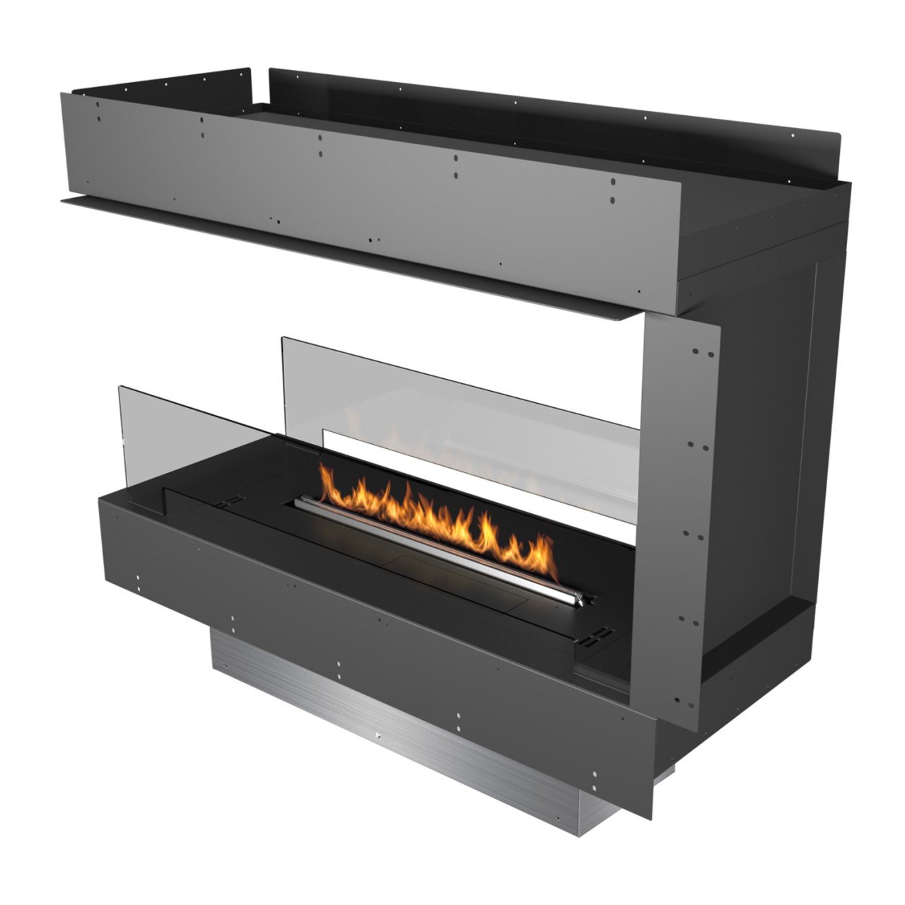 Planika Forma Firebox ROOM-DIVIDER mit BEV Automatikbrenner FLA 3 Forma 1000