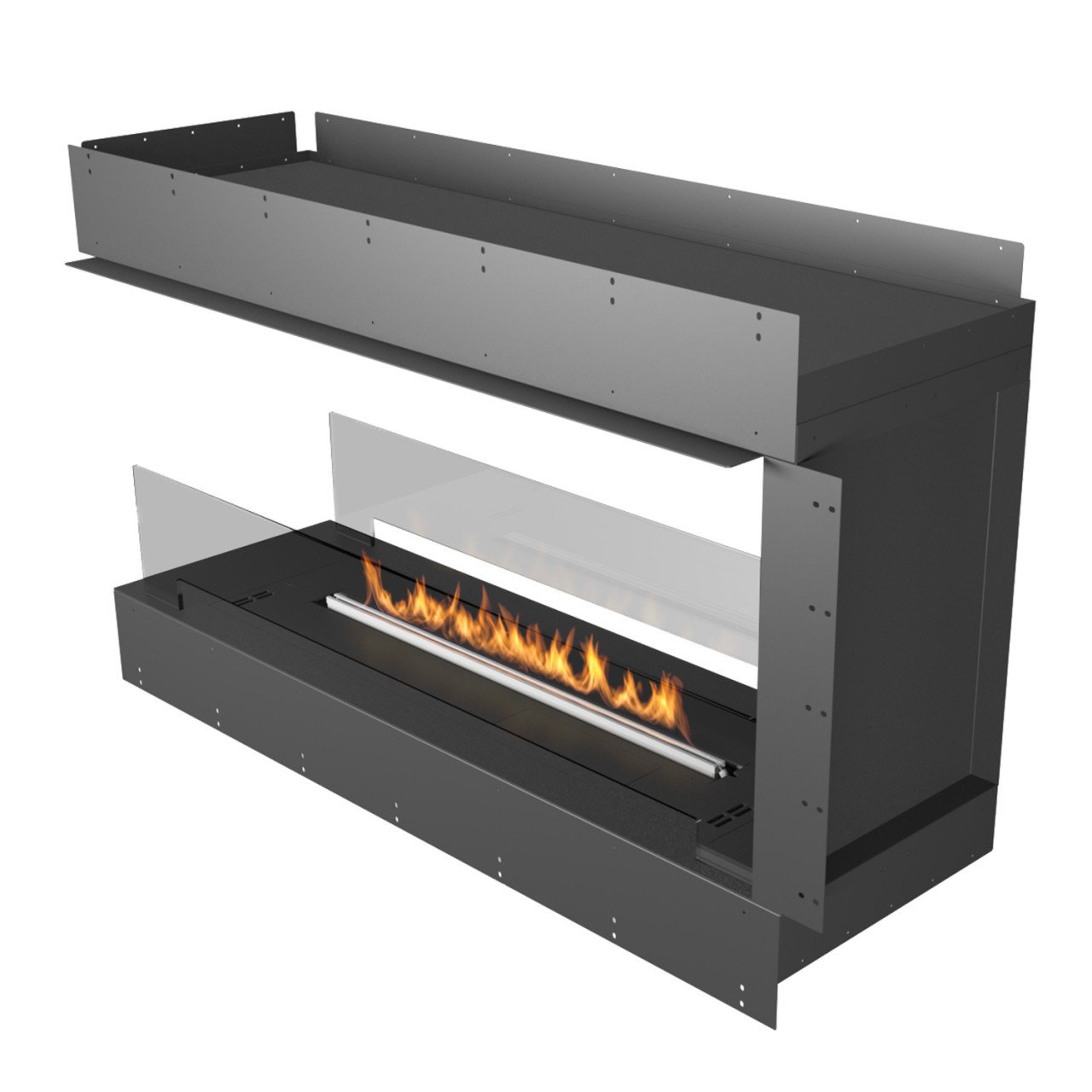 Planika Forma Firebox ROOM-DIVIDER mit BEV Automatikbrenner FLA 3+ Forma 1200