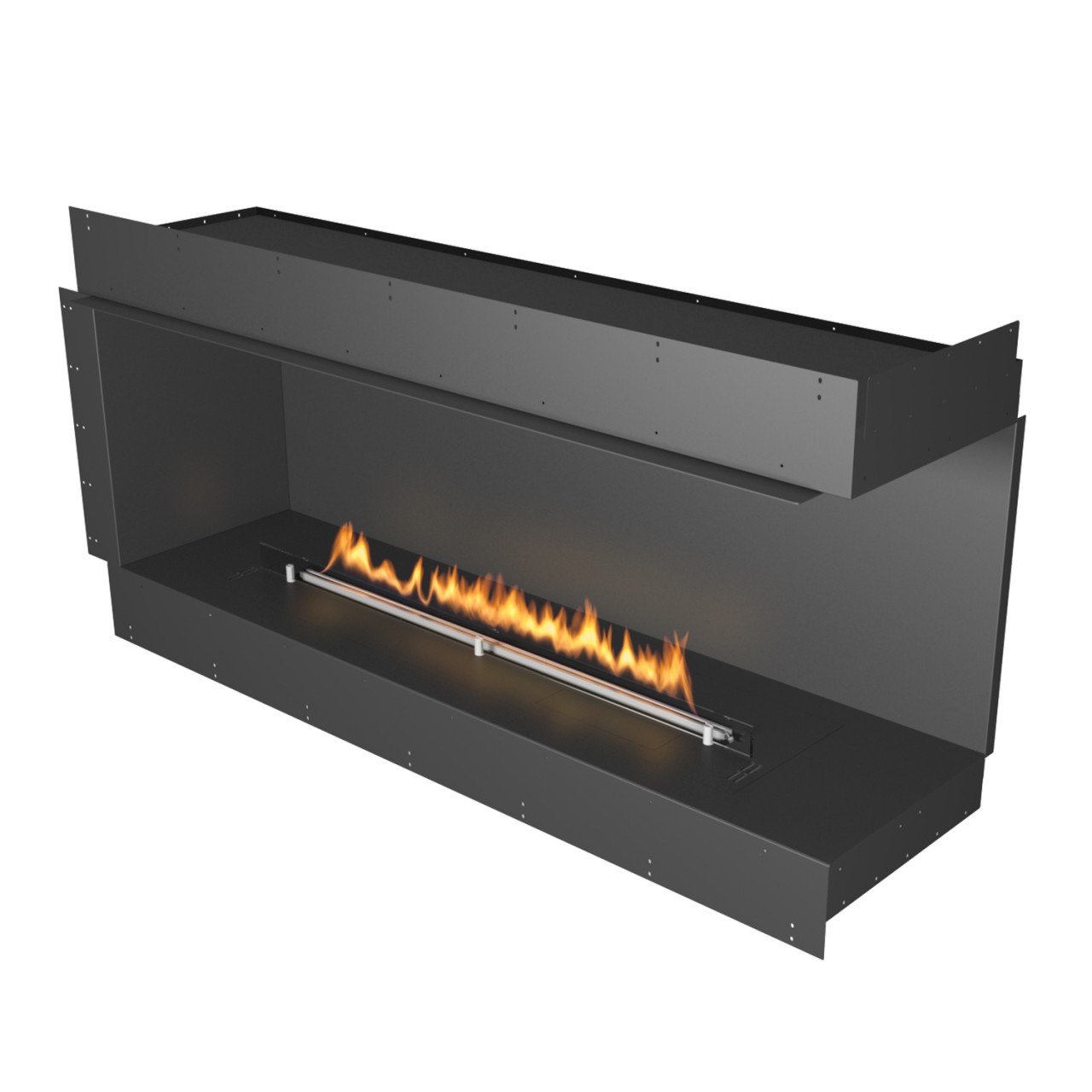 Planika Forma Firebox RIGHT-CORNER mit BEV Automatikbrenner FLA 3+ Forma 1500