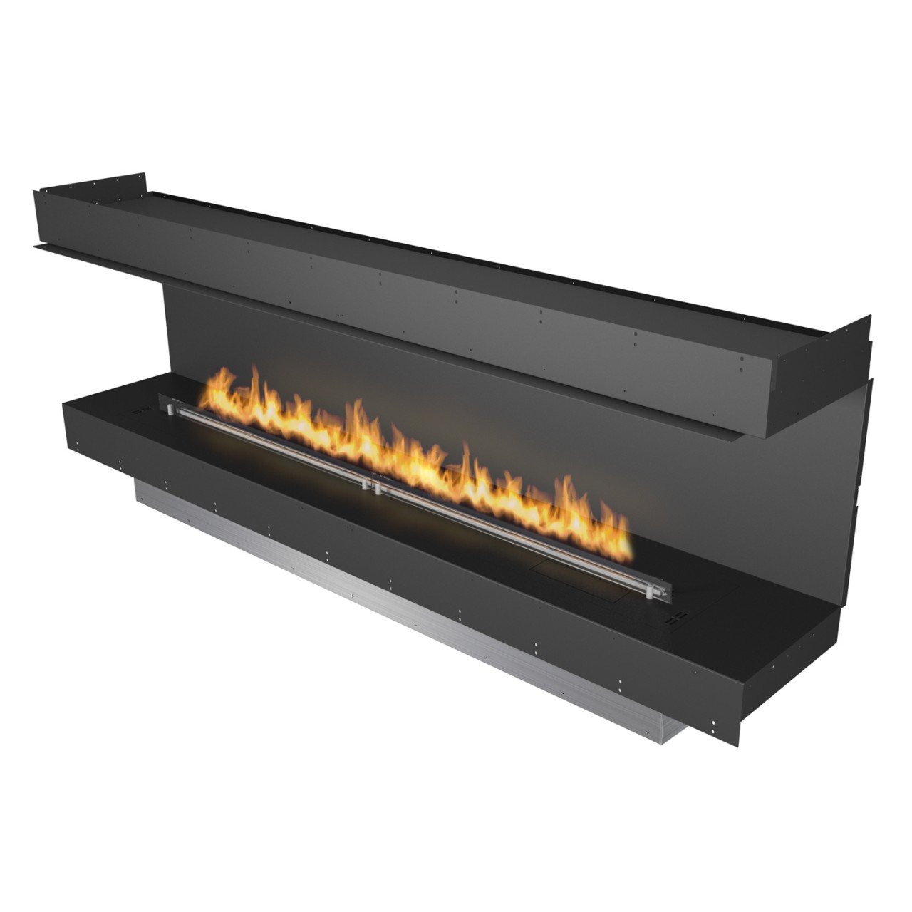 Planika Forma Firebox THREE-SIDED mit BEV Automatikbrenner FLA 3 Forma 2300