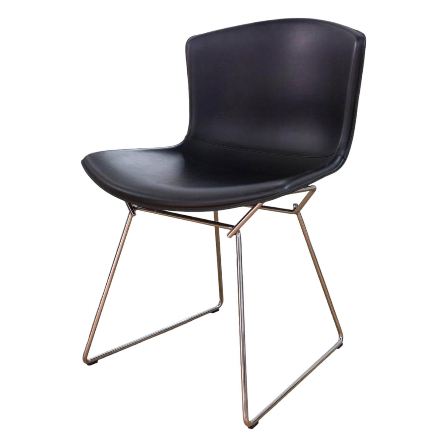 Stuhl Bertoia Kernleder Schwarz CB1