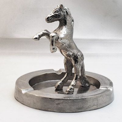 Ashtray w/ horse