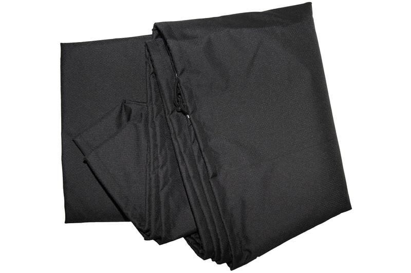 OUTFLEXX Premium Abdeckhaube Größe S für Sonnenschirme bis Ø300cm, schwarz, wasserbeständig, Ø63x256cm