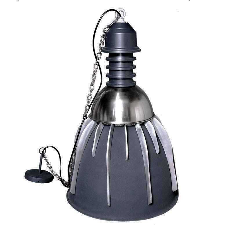 Hanging Lamp 53x53x79cm Big Pendant Aluminium Dark Grey