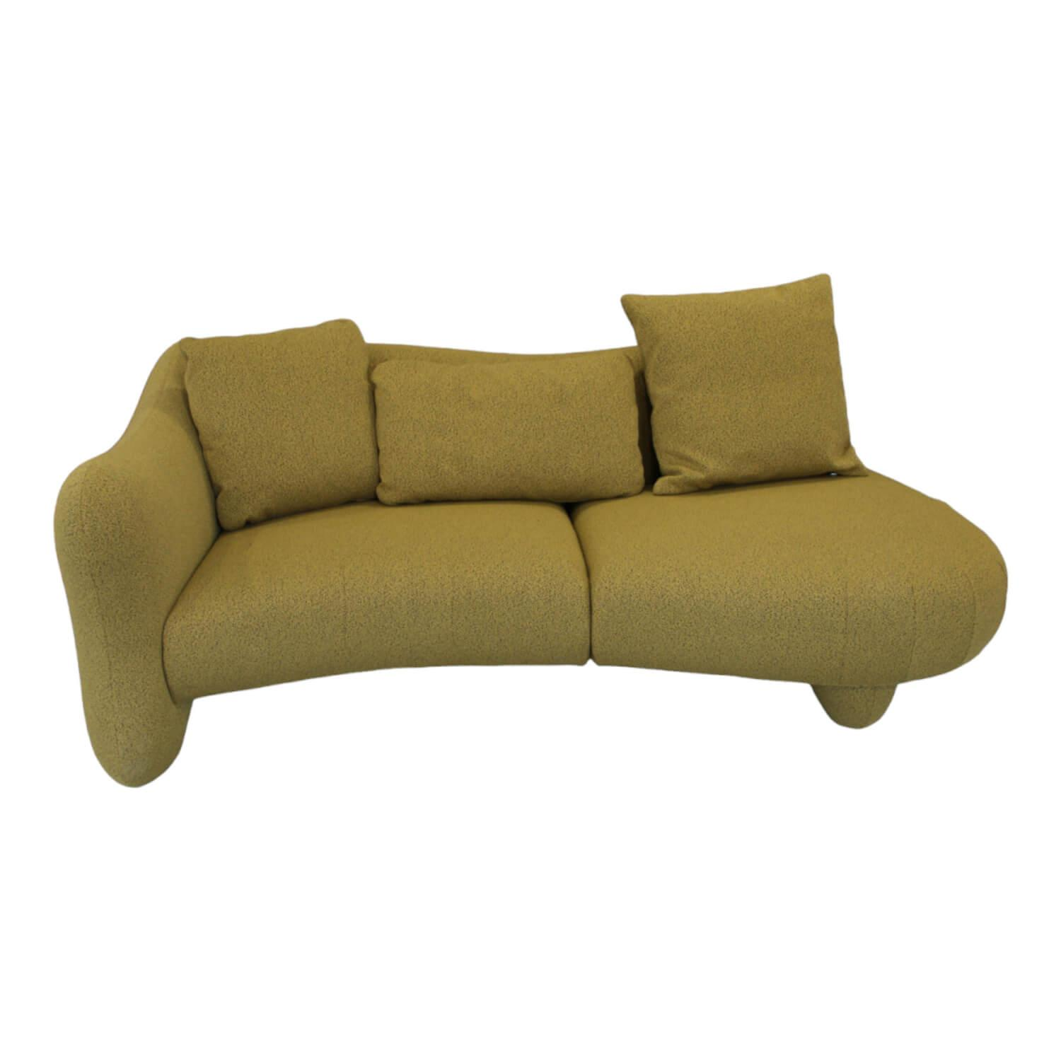 Sofa Bongo-Bay Lounge Stoff 5275 0071 Grün Gelb