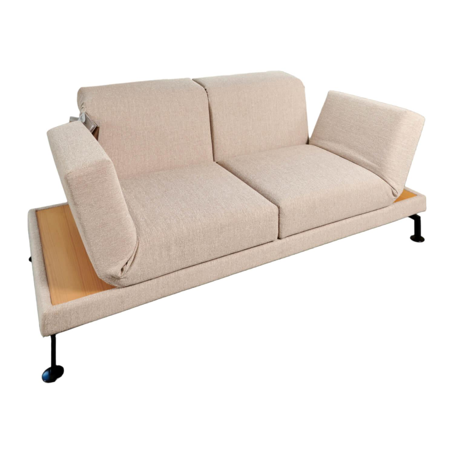 Sofa Moule Small Stoff 3672 Sand Beige mit Drehsitz