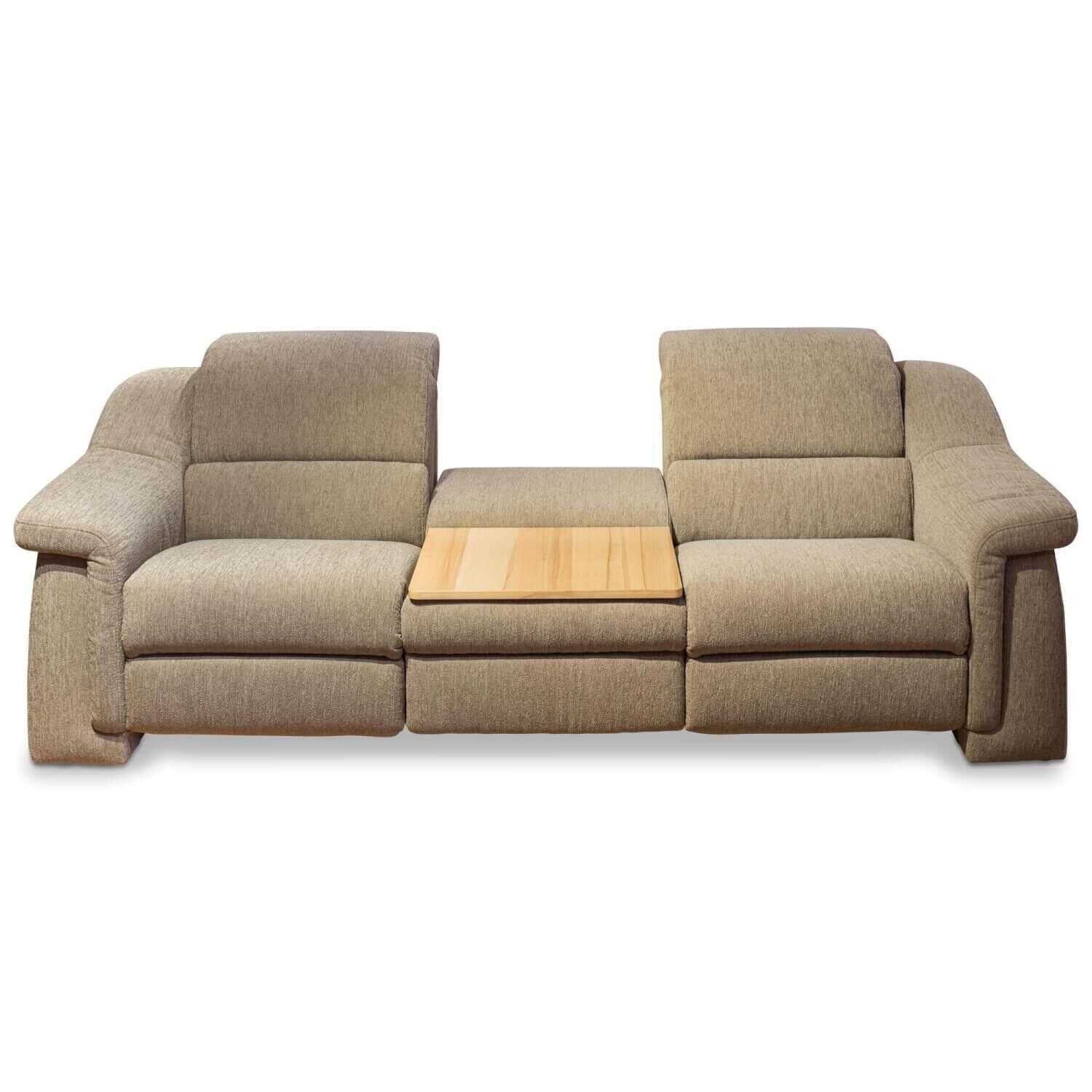 Sofa 1501 Stoff Braun Relaxfunktion