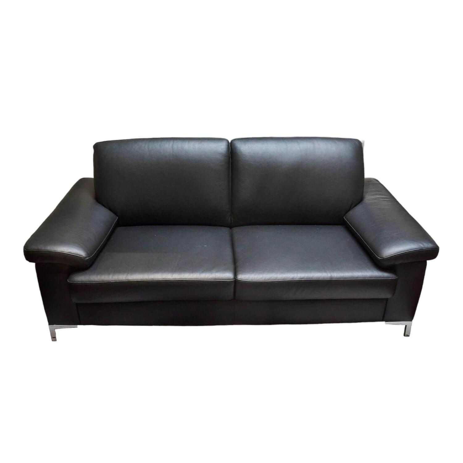 Sofa 2875 MR Bezug Leder Z73 99 Nachtschwarz LK50