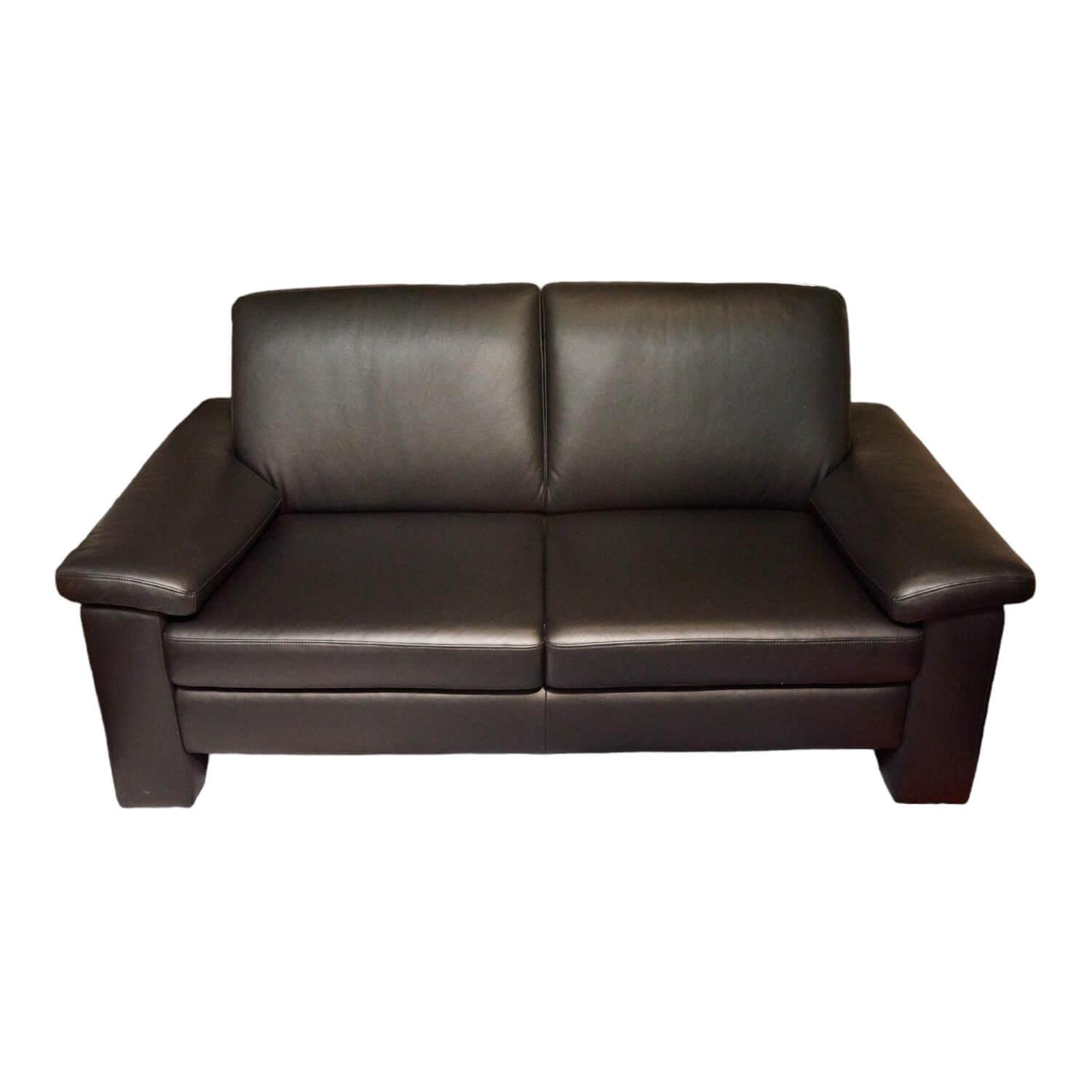 Sofa Basic 2875 MR Bezug Leder Z73 99 Nachtschwarz LK50