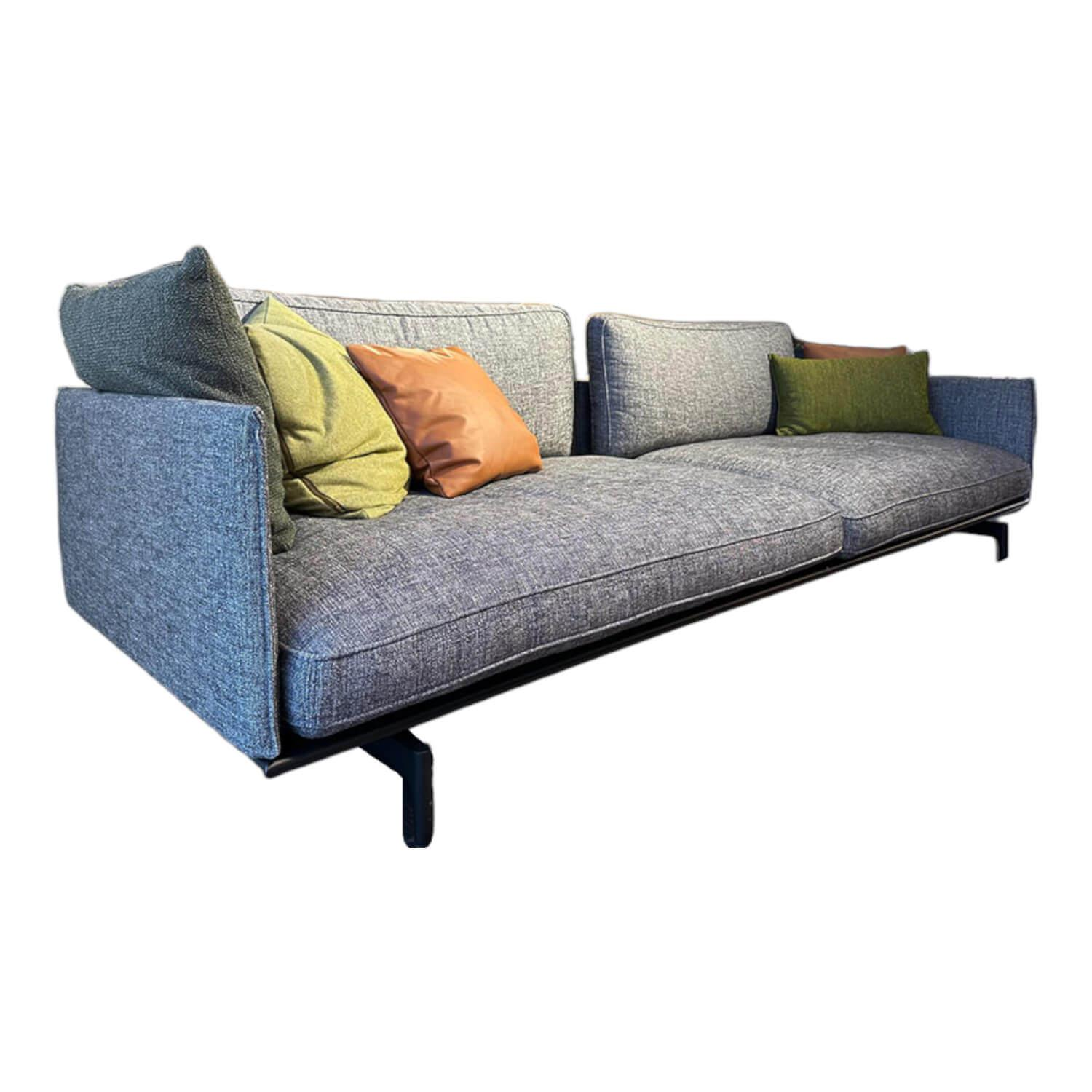 Sofa Liv Bezug Stoff 17.047 Graphitgrau Gestell Aluminium Pulverbeschichtet Verk…