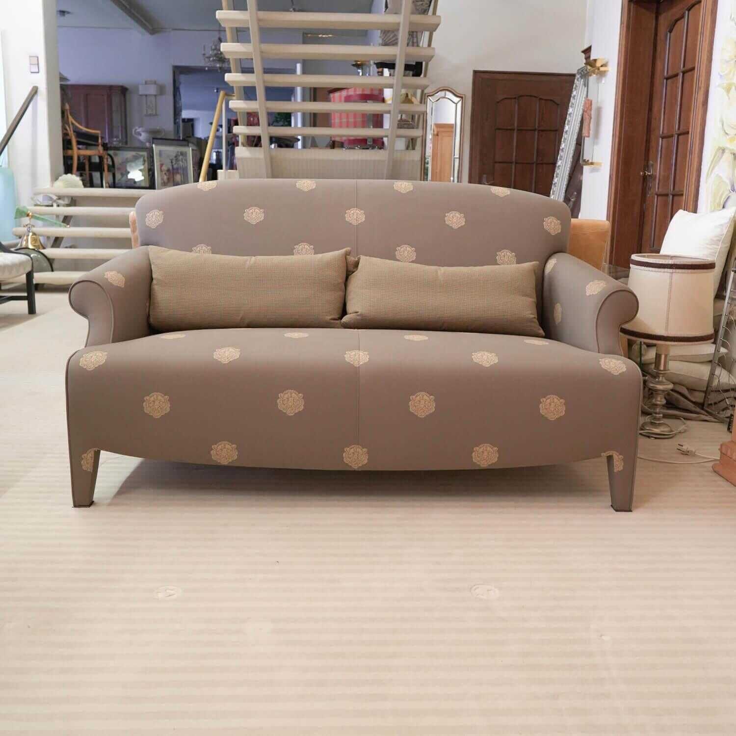 Sofa Allure Stoff Grau Braun