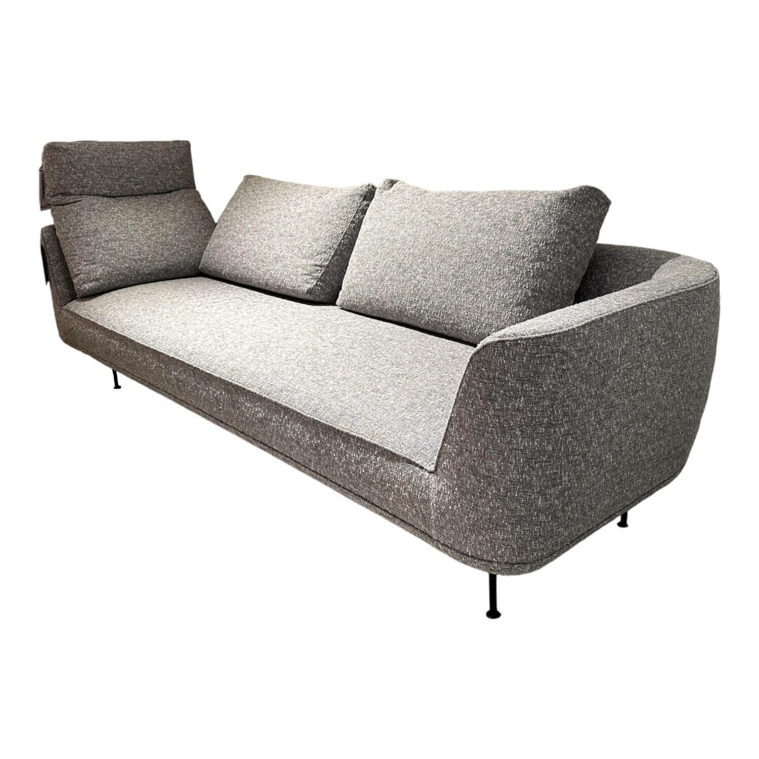 Sofa Andes Stoff Fynn Anthrazit Keder Wie Bezug Fuß Black Grey Pulverbeschichtet