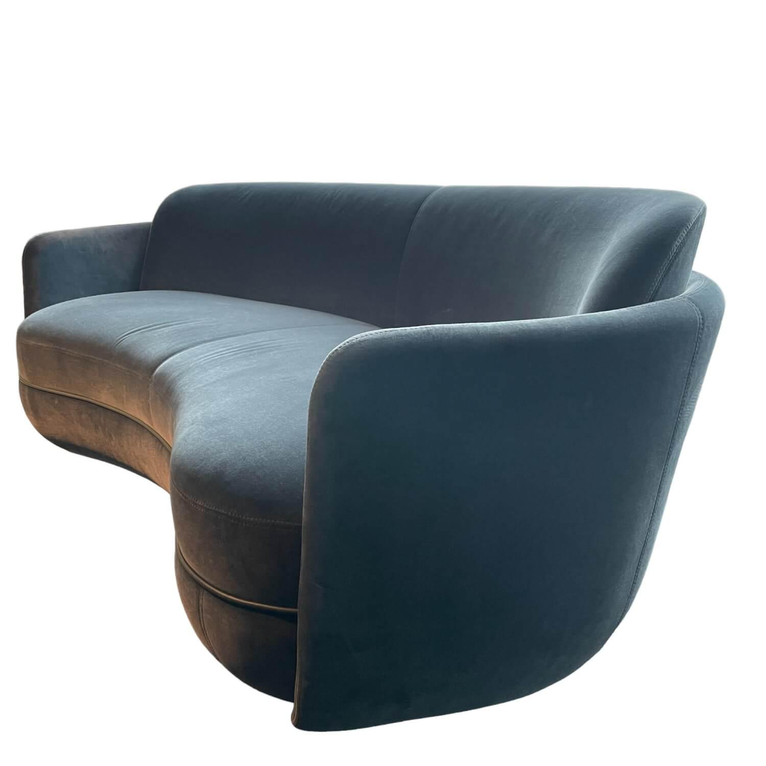 Sofa Miles Lounge Stoff Grau