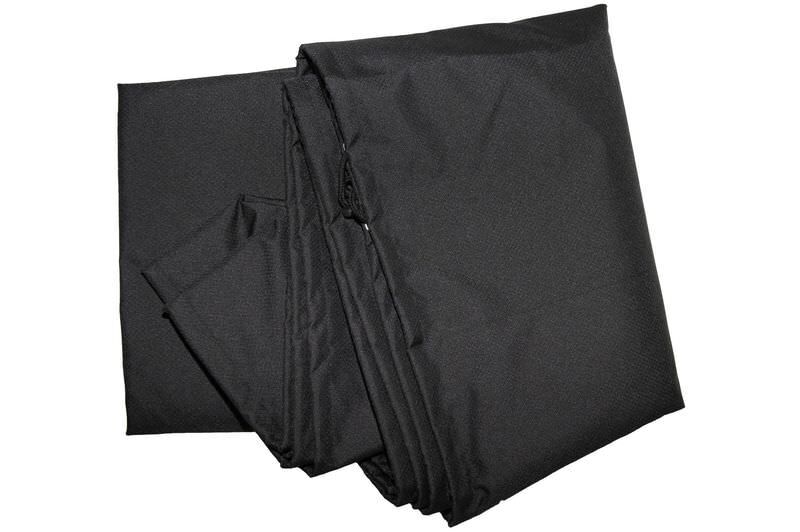 OUTFLEXX Premium Abdeckhaube Größe M für Sonnenschirme bis Ø350cm, schwarz, wasserbeständig, Ø61x272cm