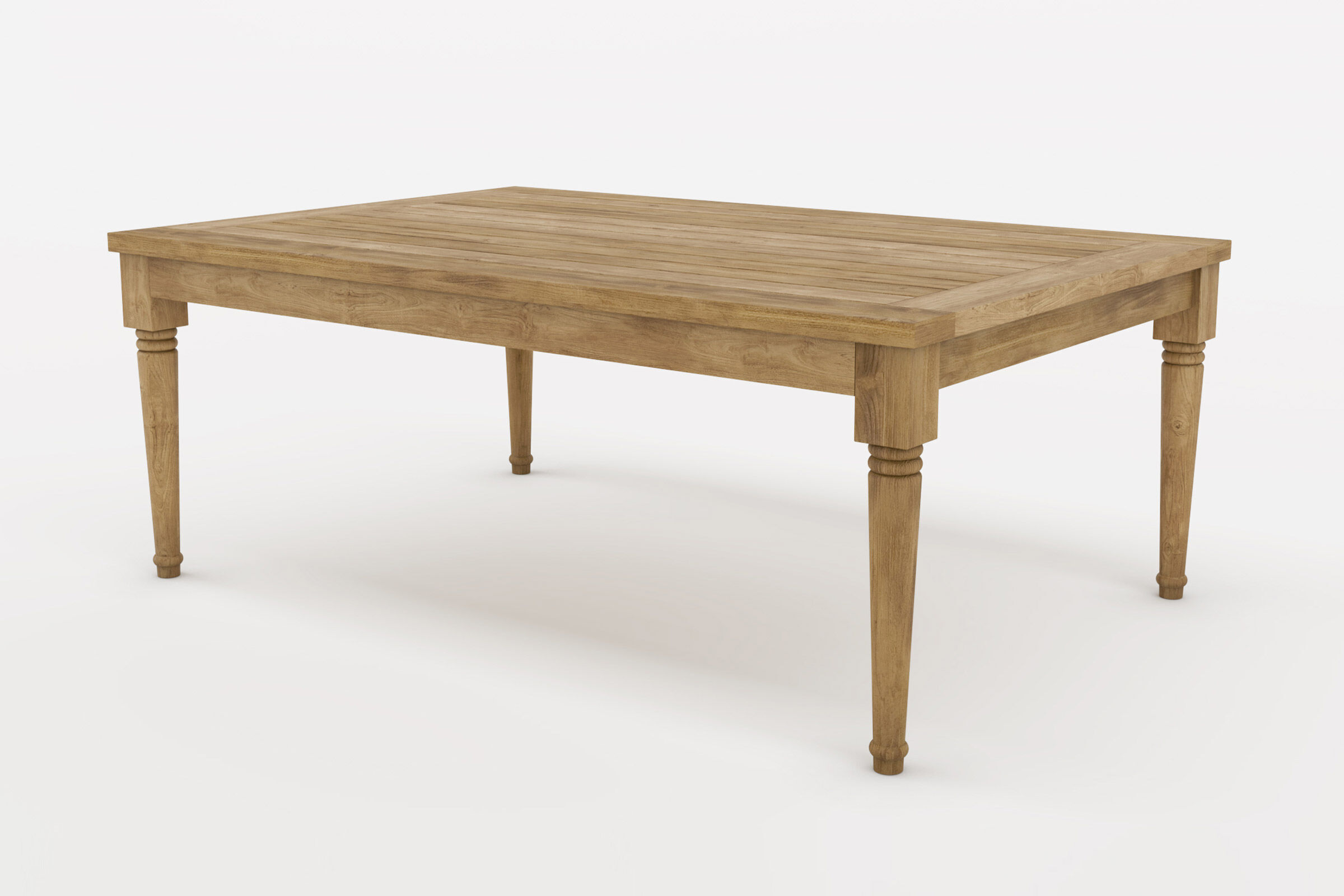 OUTFLEXX Sumba Kaffeetisch , natur, recycled FSC-Teak, 120 x 80 cm