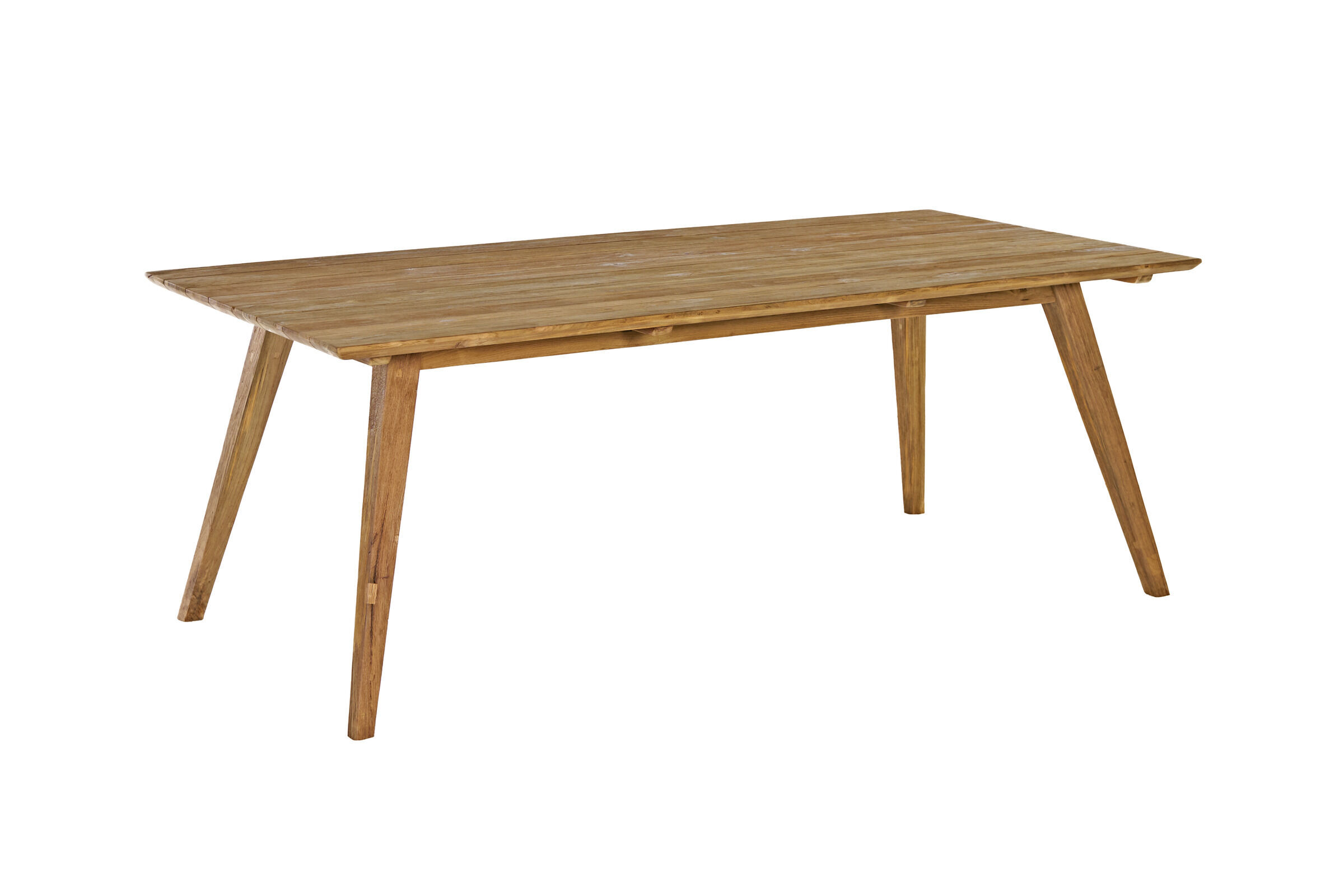 OUTFLEXX Bima Esstisch, natur, recycled FSC-Teak, 200 x 100 cm