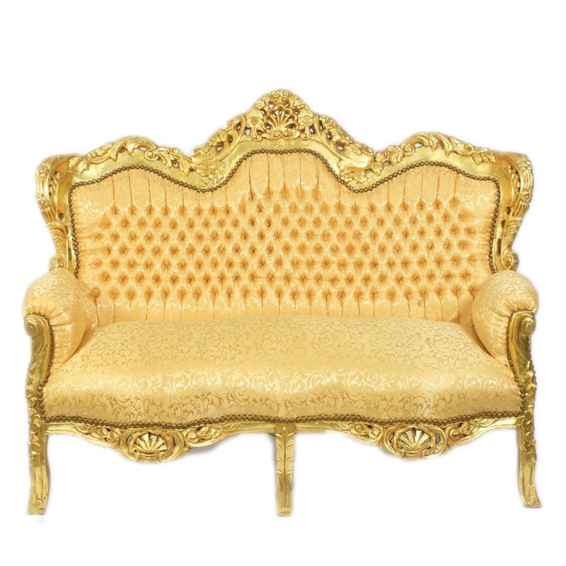 F30 Barocksofa gold/ gold