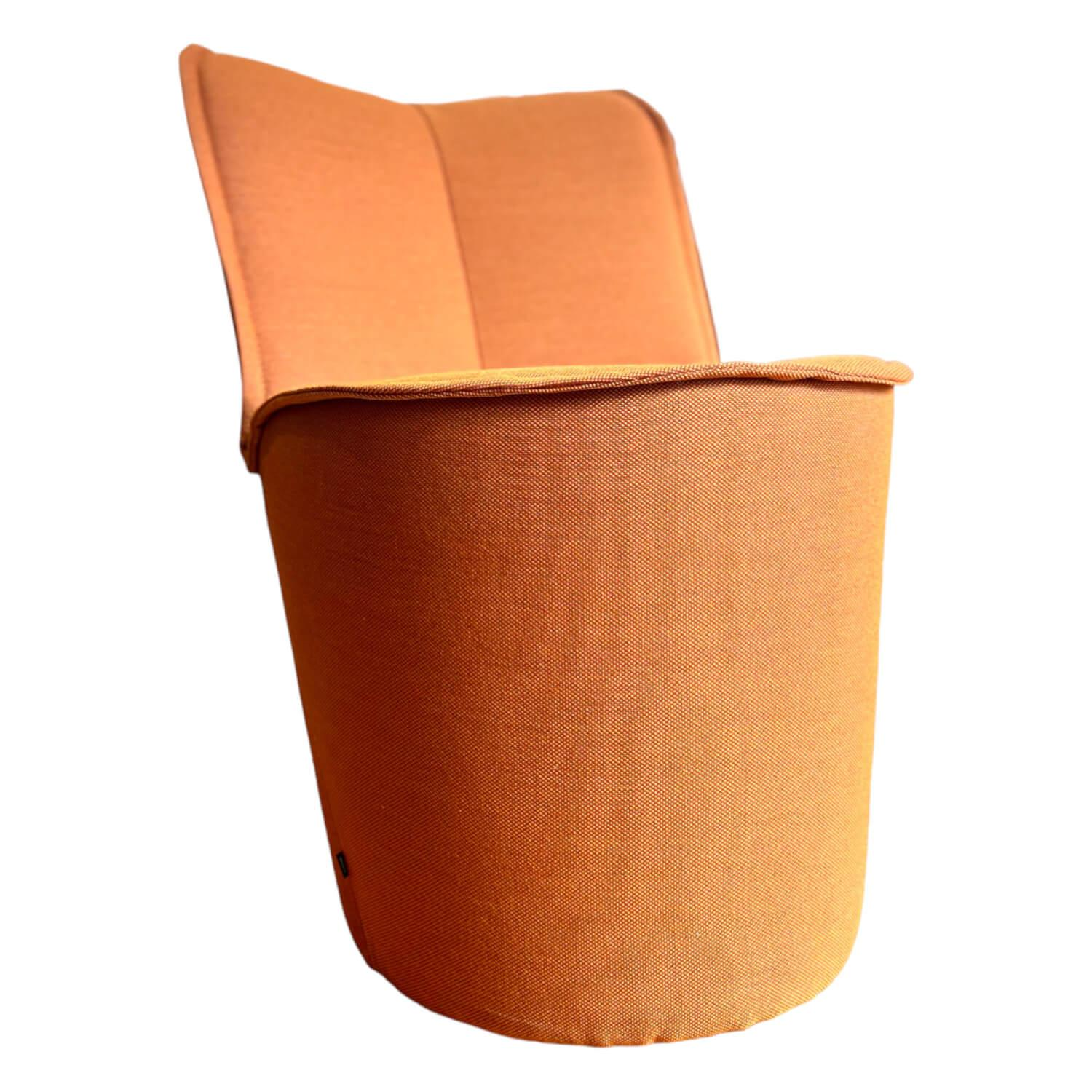 Sessel Nenou Stoff 9583 Orange mit Rückholfeder