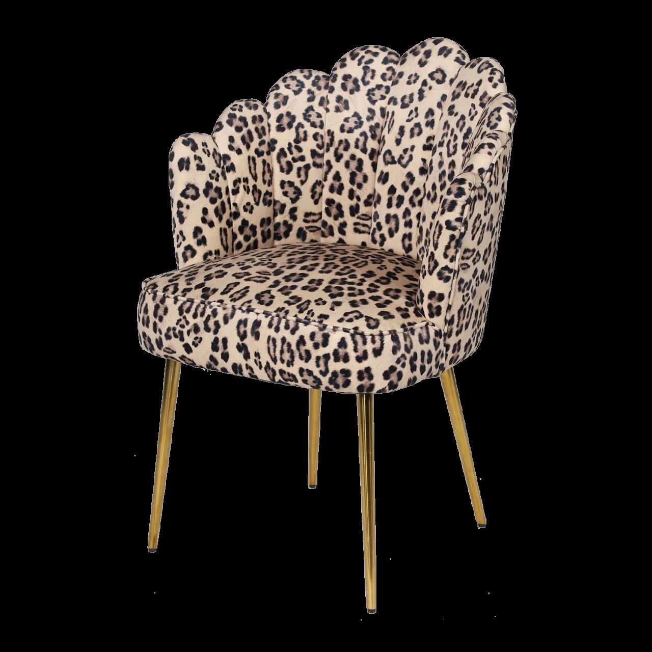 Fauteuil Alberico leopard