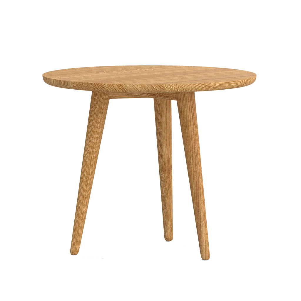 vitamin design – Ambio Round – runder Massivholz Couchtisch – 3 Größen