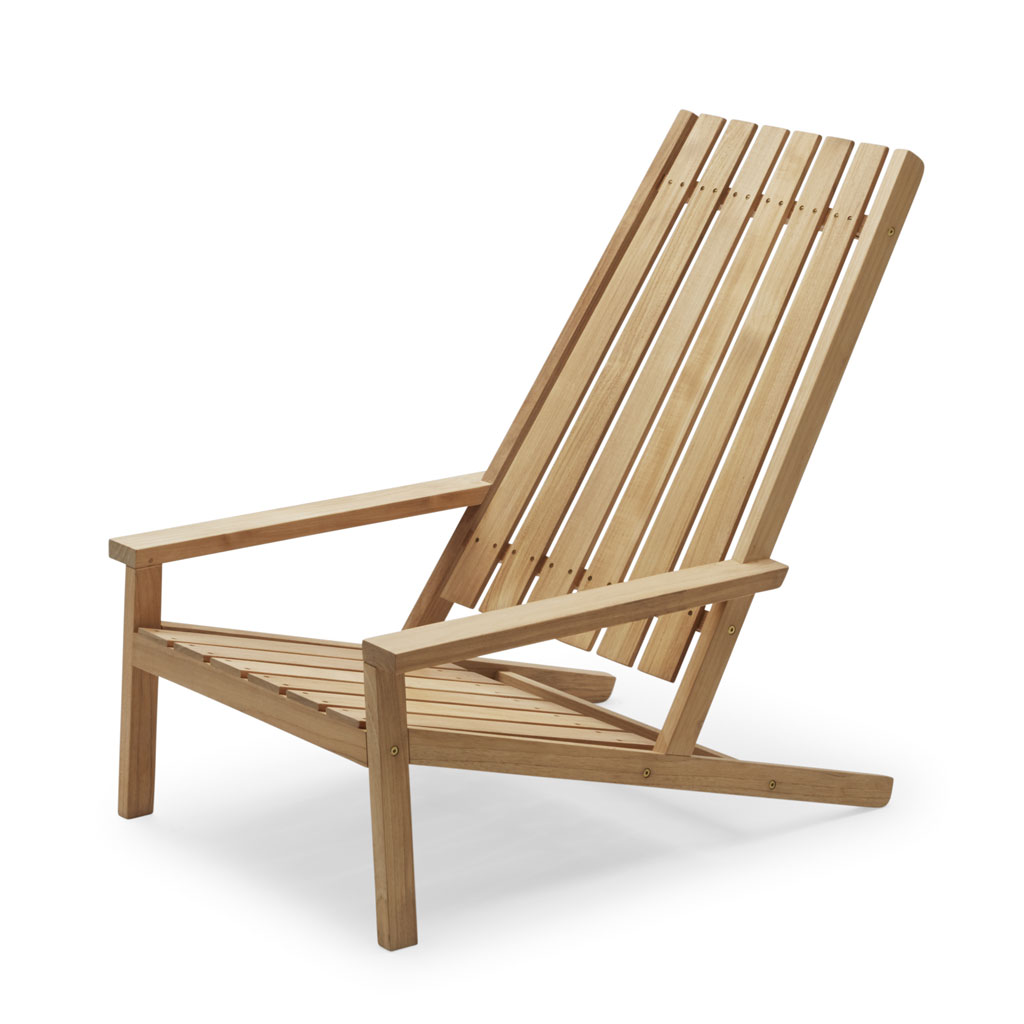 Skagerak – Between Lines – Teak Deckchair mit passender Polsterauflage