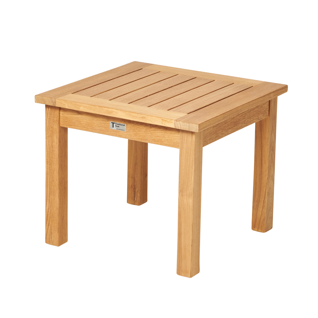 Traditional Teak – Sisi – quadratische Garten Beistelltische aus Teak