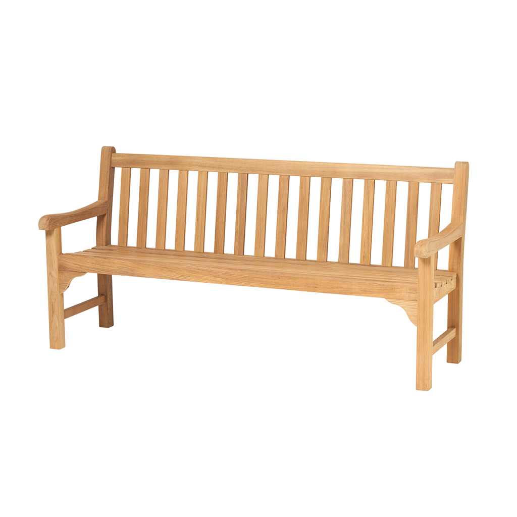 Traditional Teak – Sarah – Gartenbank aus Teakholz – 155 / 185 cm lang