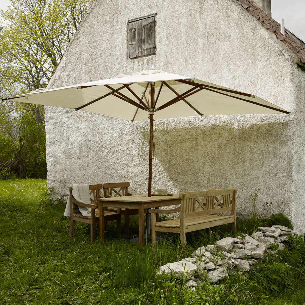 Skagerak – Drachmann – klassisches Gartenset aus Holz für 4 Personen