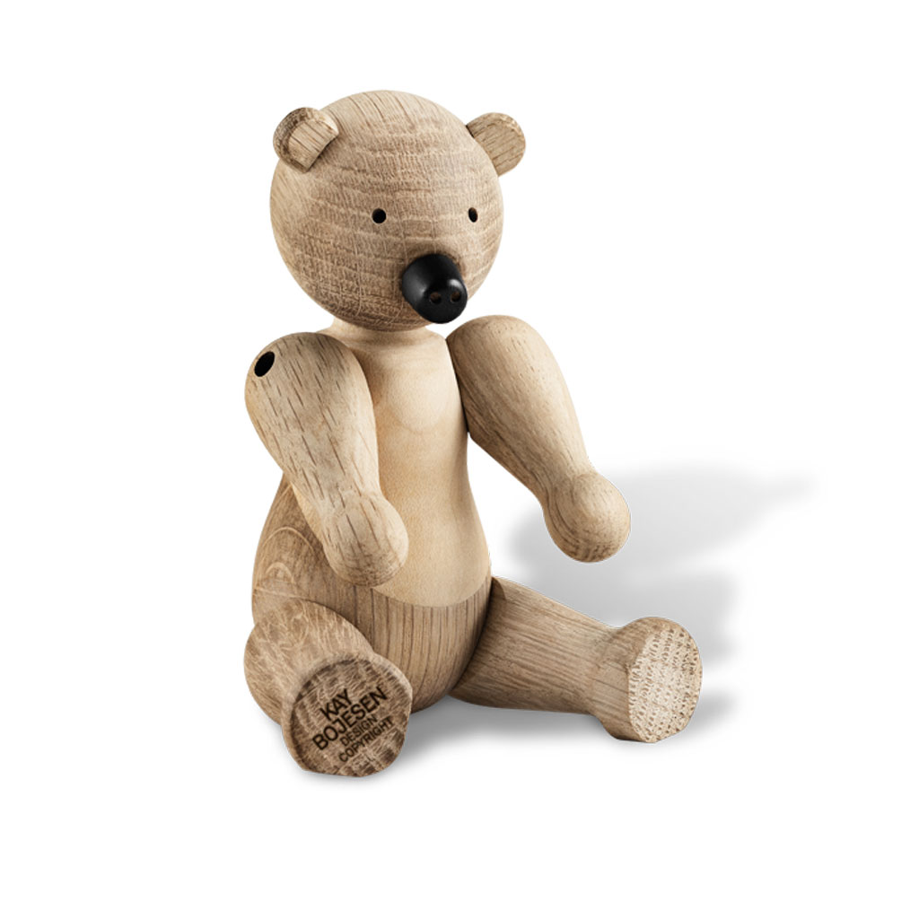 Kay Bojesen – Bear – 15 cm Designfigur aus Holz als Bär zur Dekoration