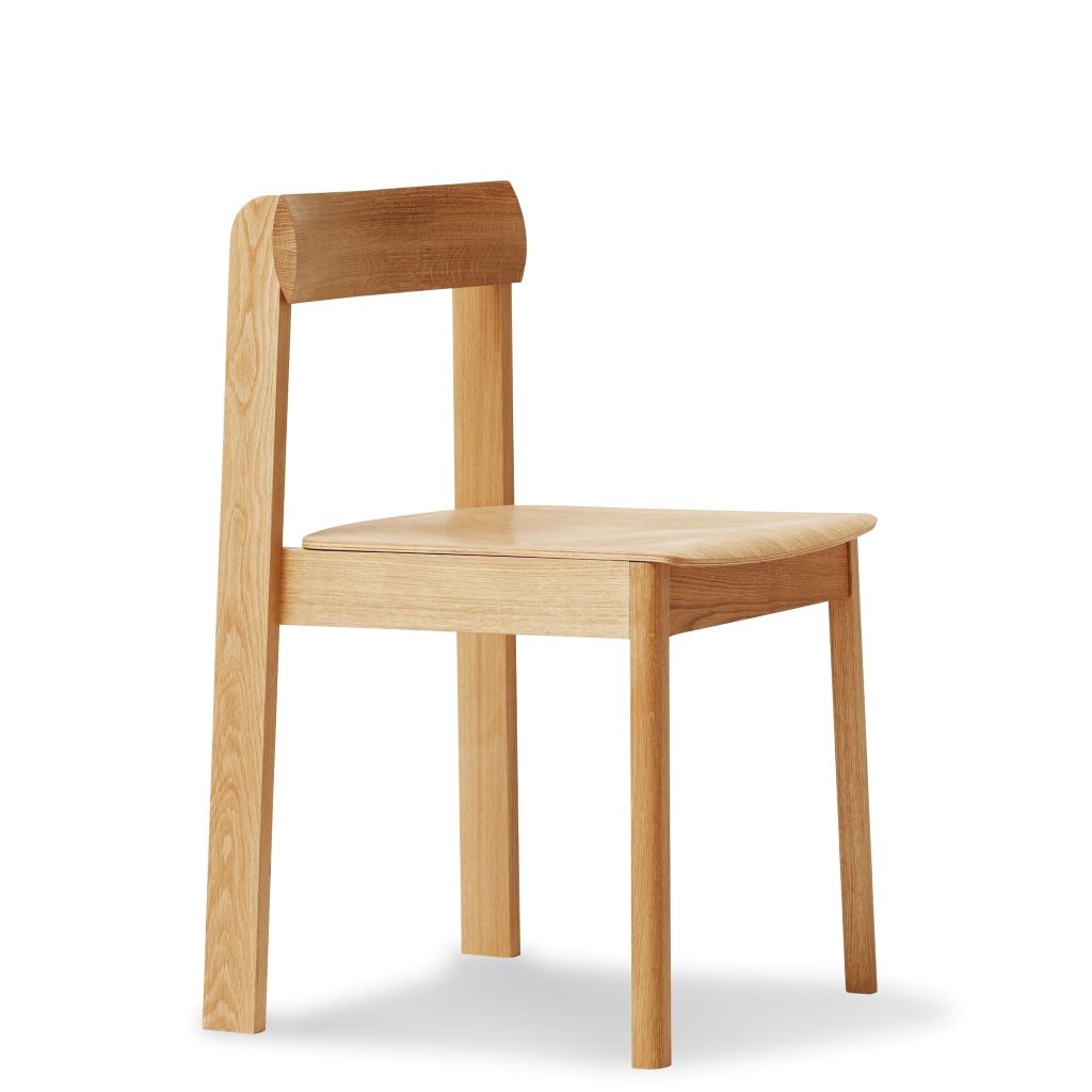 FORM & REFINE – Blueprint Chair – stapelbarer Designerstuhl aus Holz