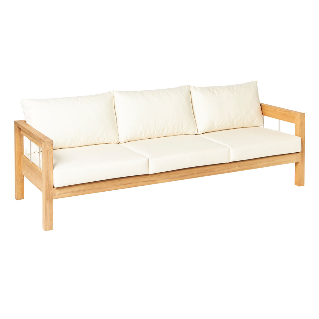 Traditional Teak – Maxima Loungesofa – modulares Gartensofa aus Teak