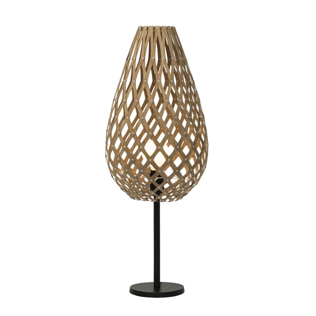 David Trubridge – Koura – Design Nachttischlampe in Bambus – 16 Farben