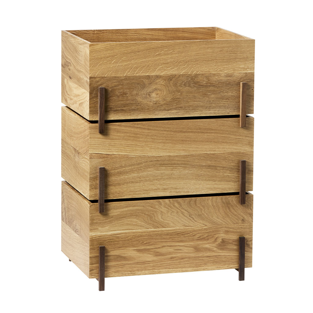 Kristina Dam – Stack Storage Box – 3er-Set Stapelkisten aus Holz