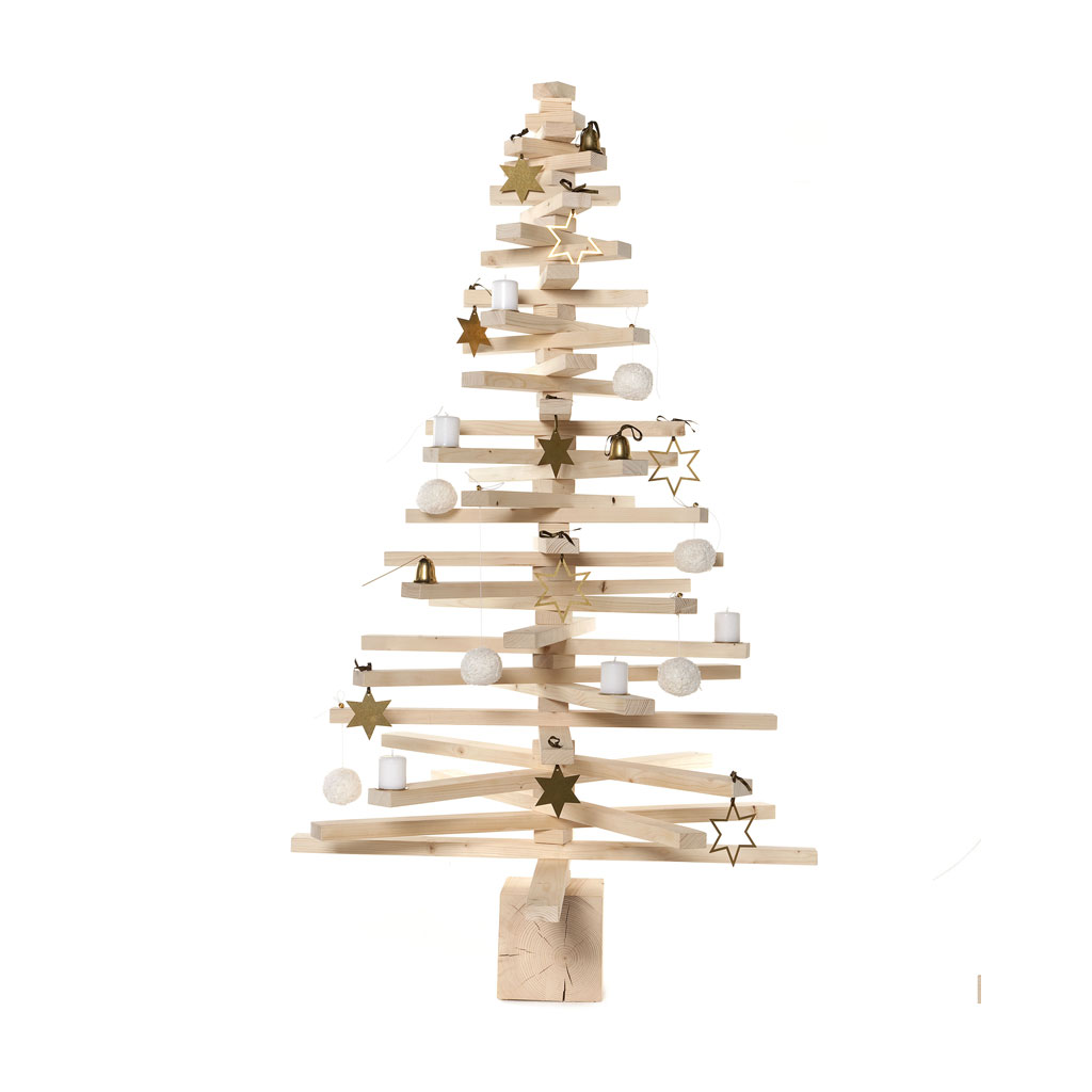 Raumgestalt – BauMsatz groß – Weihnachtsbaum aus Holz – 160 cm hoch