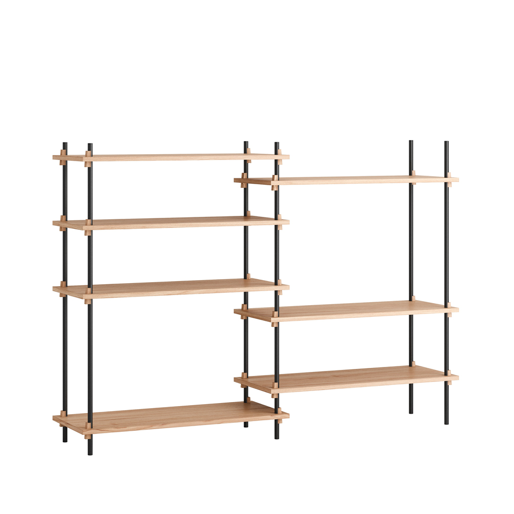 Moebe – Shelving System – modulares Regal und Raumteiler aus Holz