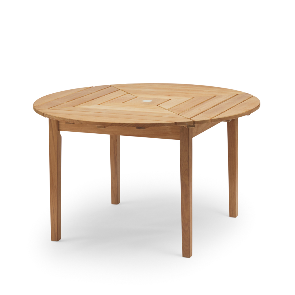 Skagerak – Drachmann Table – runder Gartentisch aus Teak für 4 Personen