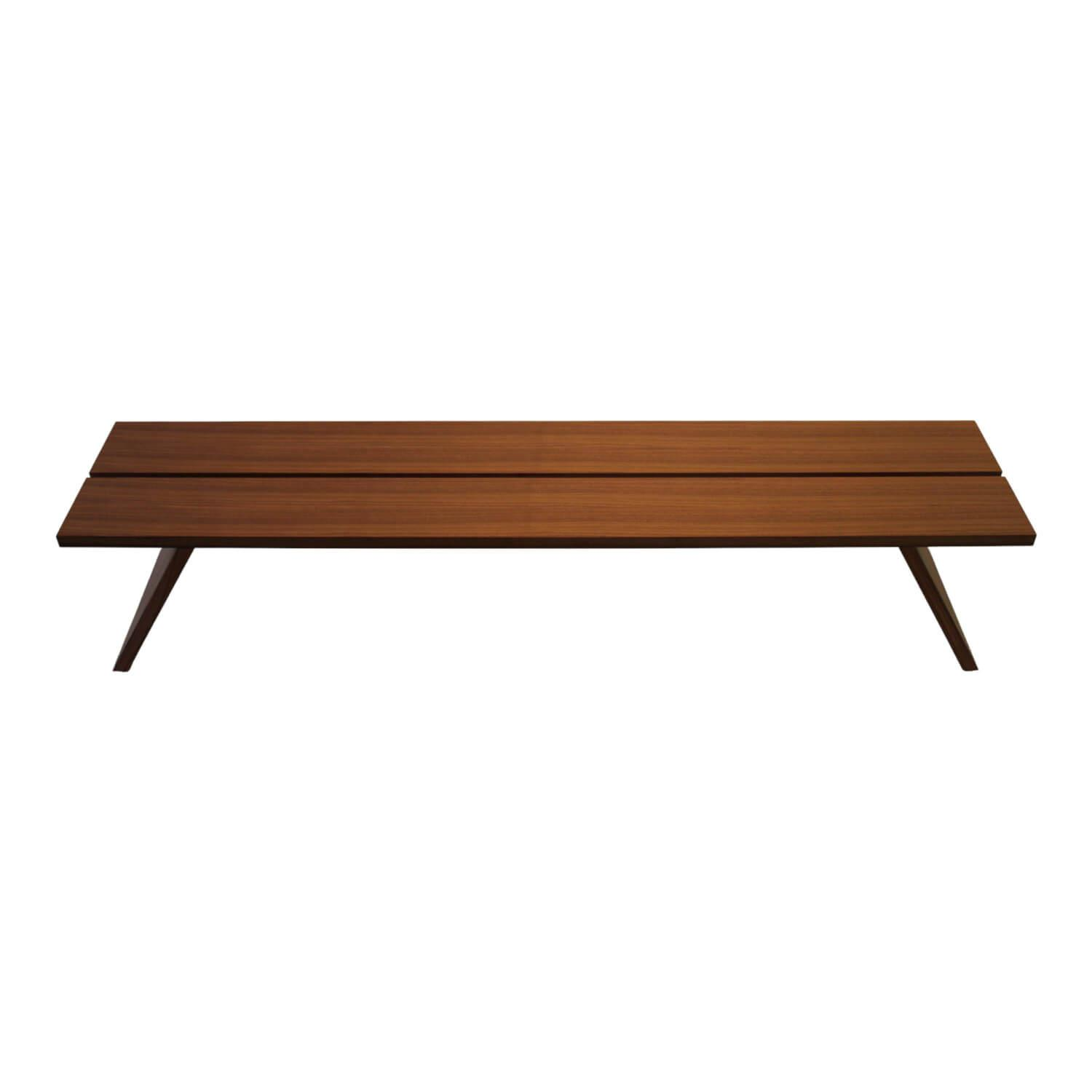 Bank Bench Massivholz Mit Mittelfuge 01. Nussbaum Matt