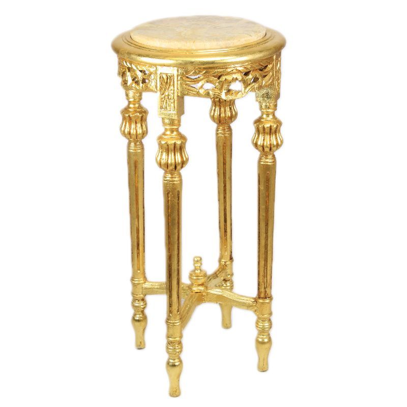 Barock Beistelltisch gold/creme