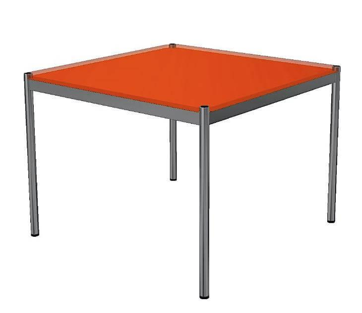 Tisch Platte MDF Pulverbeschichtet Reinorange