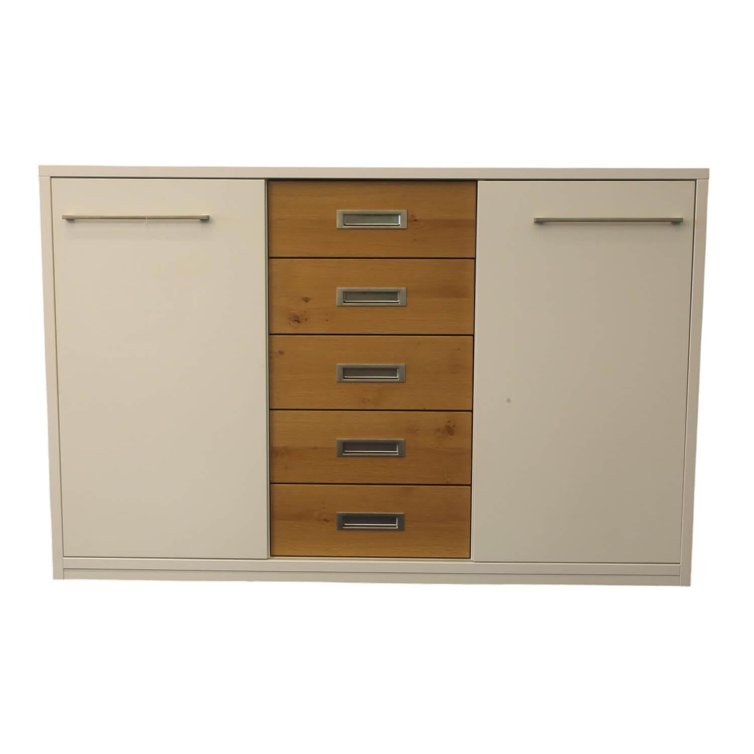 Sideboard Wohnflex Polarweiß Wildeiche