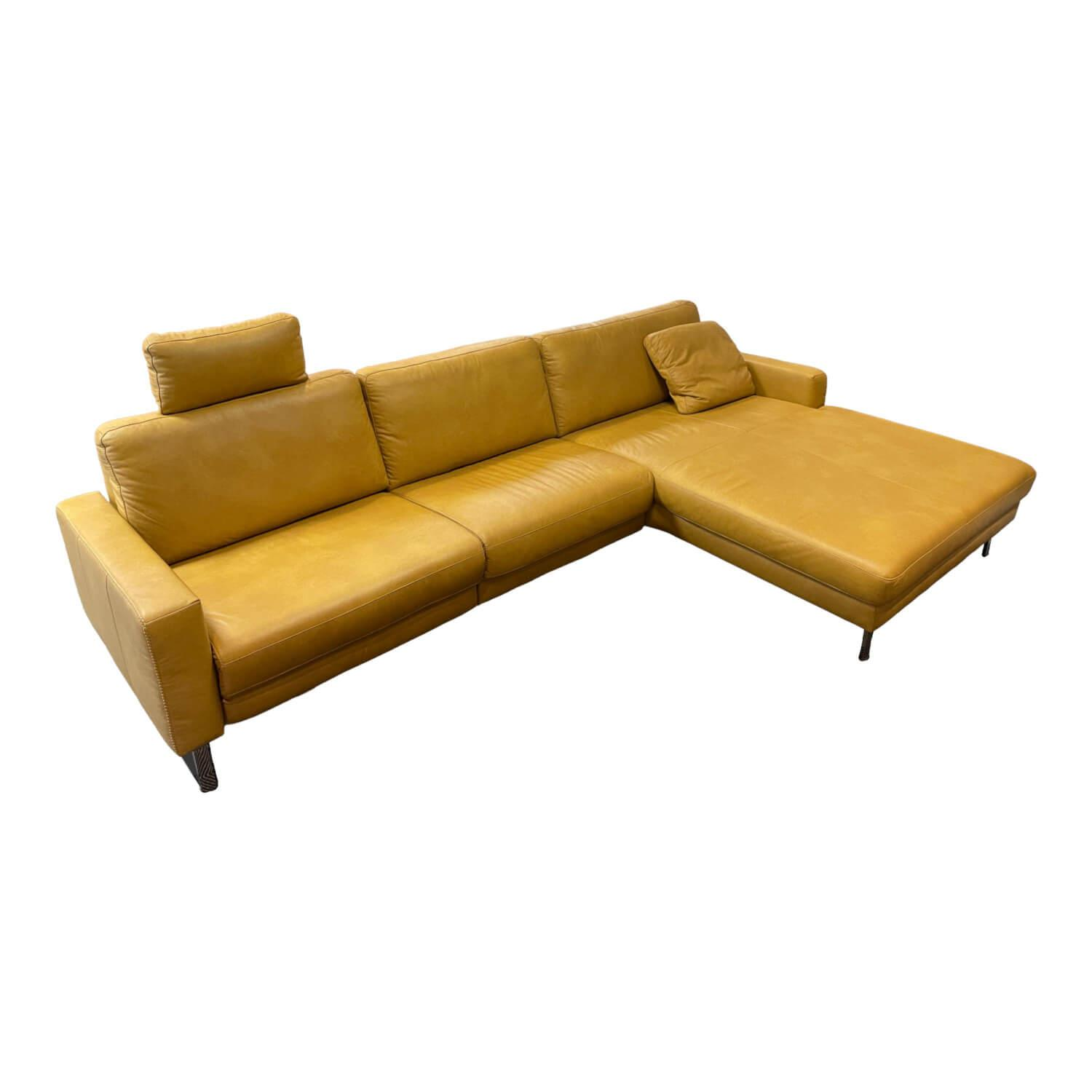 Sofa Miroo Bezug Leder Z69 Farbe 52 Kurkuma