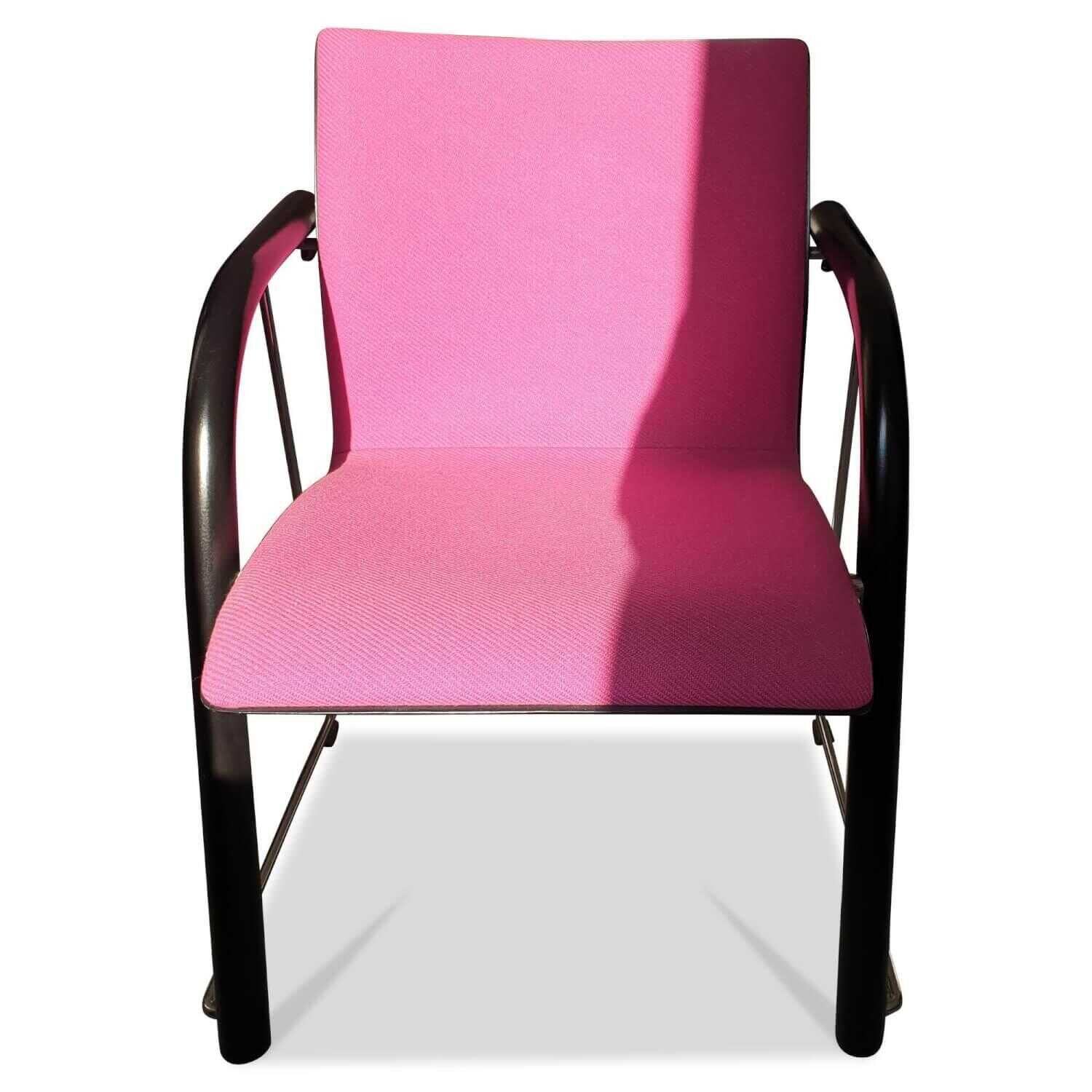 Stuhl S320P Gestell Buche Bezug Stoff Pink