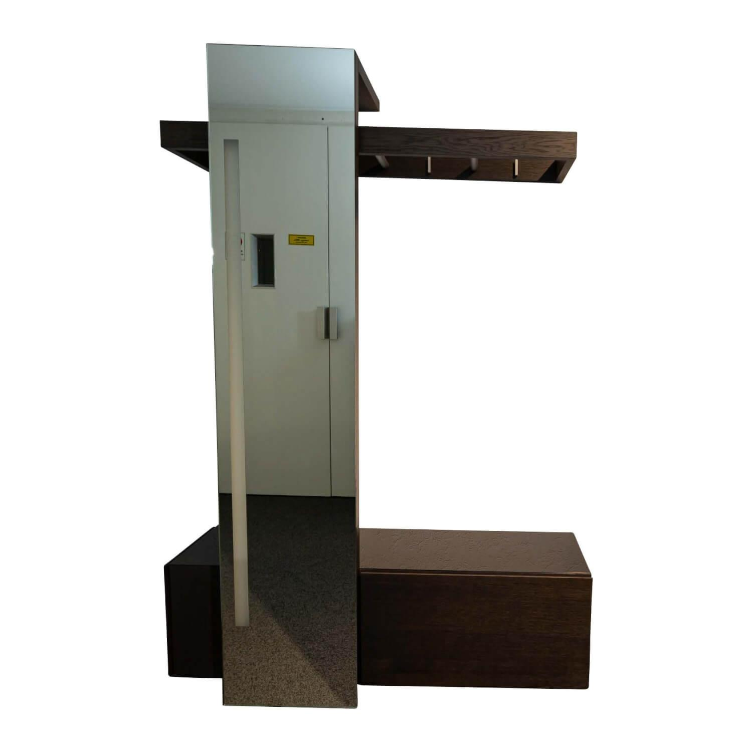 Flurgarderobe Nexus 121 Eiche Anthrazit Gebeizt