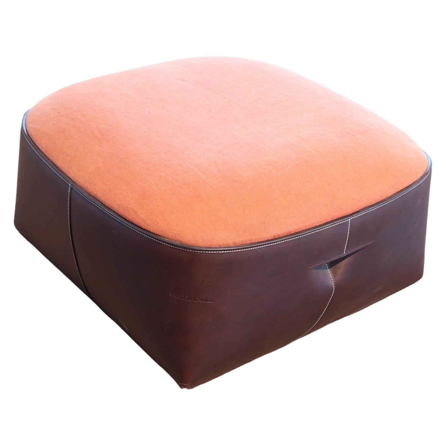 Hocker Isanka Korpus Bezug Leder Saddle Coffee Sitzfläche Bezug Stoff Lino 7710 …