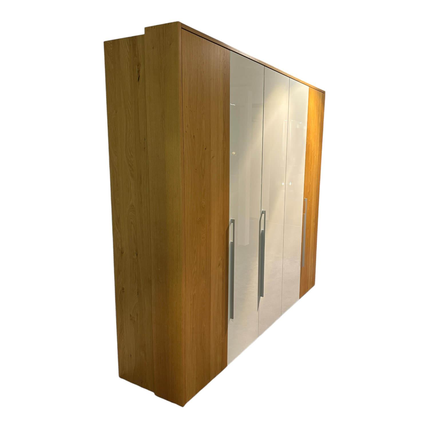 Kleiderschrank Multi Forma 2 In Natureiche Und Hochglanz Weiß Design A Griff 030…