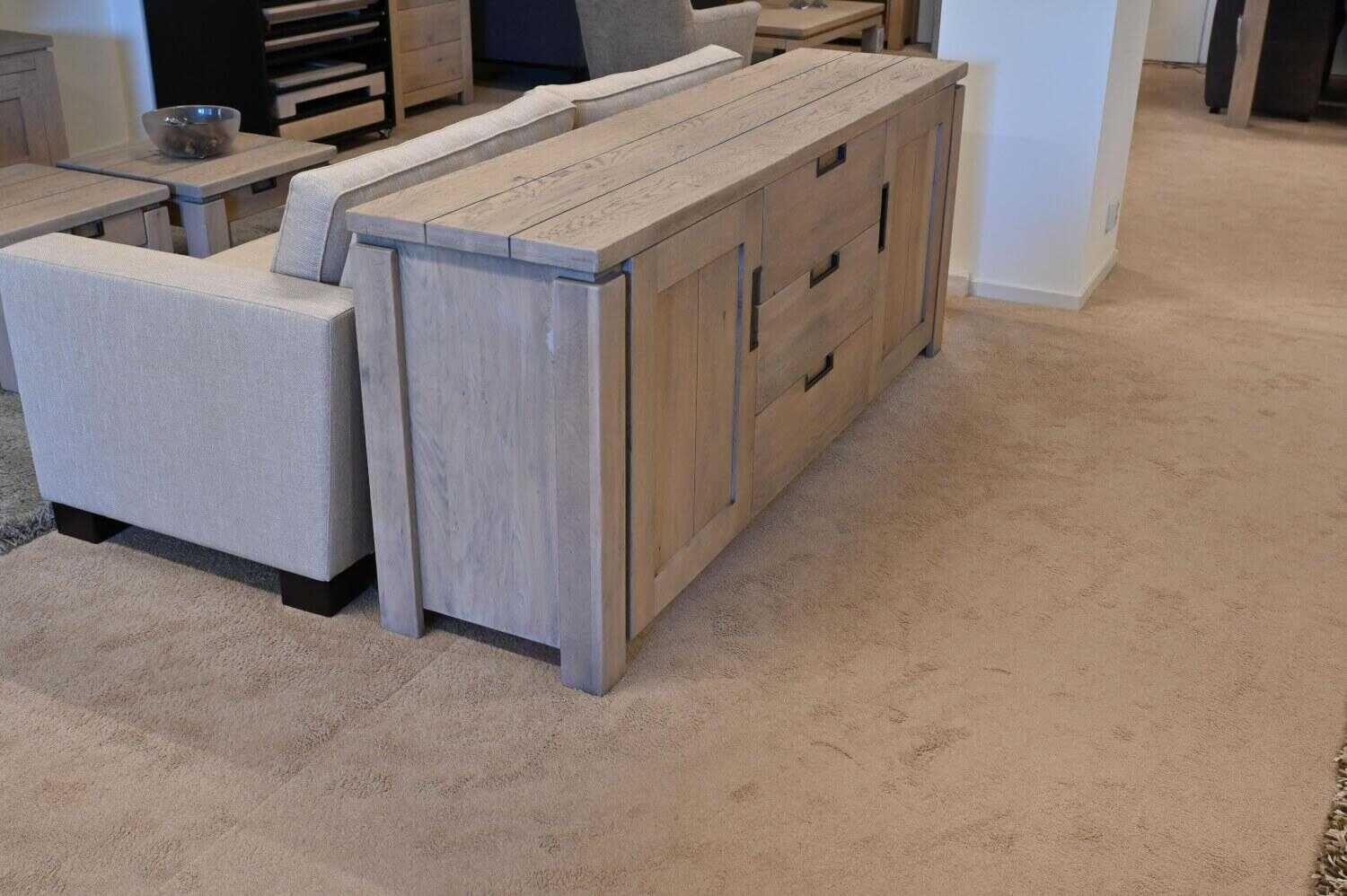 Sideboard Newport Eiche Natural Grey