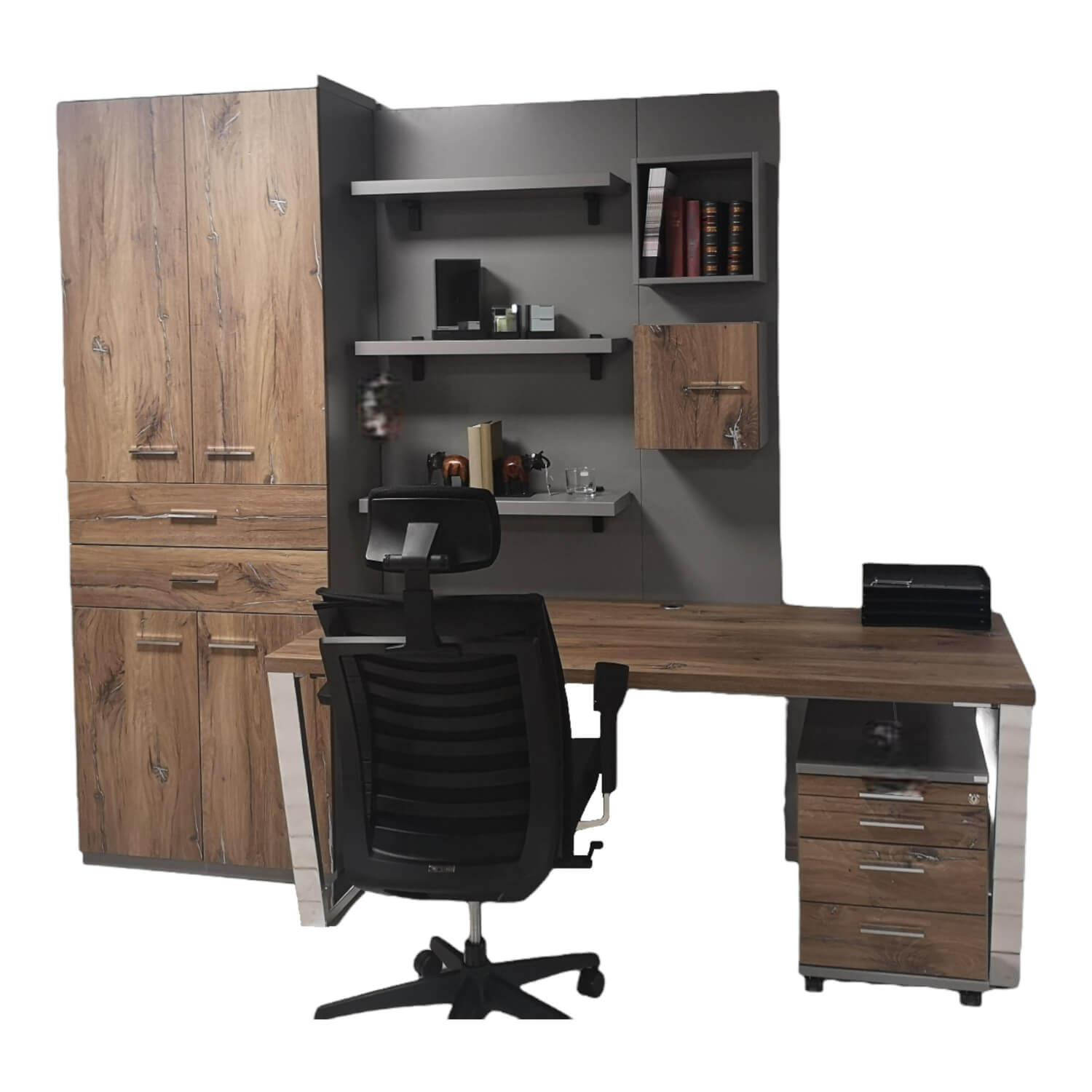 Büro System LS990 bestehend aus 1x Wand Schrank mit 4 Türen 1x Panellrückwand 1x…