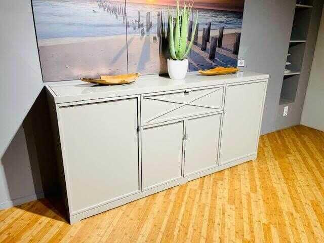 Sideboard WK 446 Acienda Lack Muschel-Grau Sikkens F6.05.60